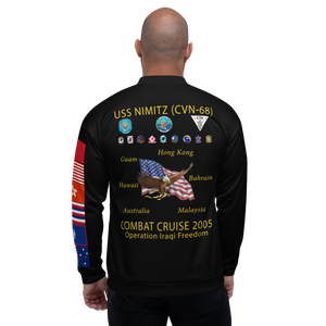 USS Nimitz (CVN-68) 2005 FP Cruise Jacket - Black