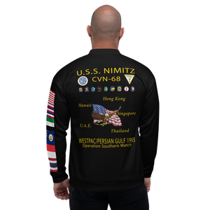 USS Nimitz (CVN-68) 1993 FP Cruise Jacket - Black