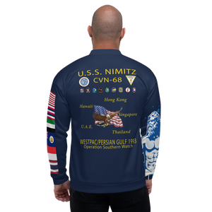 USS Nimitz (CVN-68) 1993 FP Cruise Jacket - Black