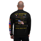 USS Ranger (CV-61) 1980-81 FP Cruise Jacket - Black – back view, white