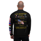USS Ranger (CV-61) 1991 FP Cruise Jacket - Black – back view, white