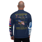 USS Ranger (CV-61) 1991 FP Cruise Jacket - Shellback – back view, white