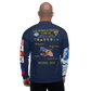 USS Ronald Reagan (CVN-76) 2018 FP Cruise Jacket - Shellback – back view, white