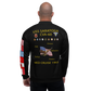 USS Saratoga (CVA-60) 1963 FP Cruise Jacket - Black – back view, white
