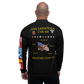 USS Saratoga (CVA-60) 1971 FP Cruise Jacket - Black – back view, white