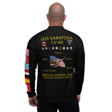Load image into Gallery viewer, USS Saratoga (CV-60) 1992 FP Cruise Jacket - Black