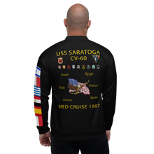 Load image into Gallery viewer, USS Saratoga (CV-60) 1987 FP Cruise Jacket - Black