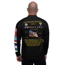 Load image into Gallery viewer, USS Theodore Roosevelt (CVN-71) 1995 FP Cruise Jacket - Black