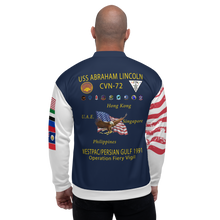 Load image into Gallery viewer, USS Abraham Lincoln (CVN-72) 1991 FP Cruise Jacket - All American