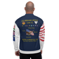 USS Abraham Lincoln (CVN-72) 1993 FP Cruise Jacket - All American – back view, white
