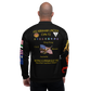 USS Abraham Lincoln (CVN-72) 1993 FP Cruise Jacket - WESTPAC Dragon – back view, white