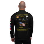 USS Abraham Lincoln (CVN-72) 1995 FP Cruise Jacket – back view, white