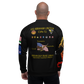 USS Abraham Lincoln (CVN-72) 2000-01 FP Cruise Jacket - WESTPAC Dragon – back view, white