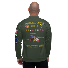 Load image into Gallery viewer, USS Abraham Lincoln (CVN-72) 2000-01 FP Cruise Jacket - Green