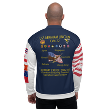 Load image into Gallery viewer, USS Abraham Lincoln (CVN-72) 2002-03 FP Cruise Jacket - All American