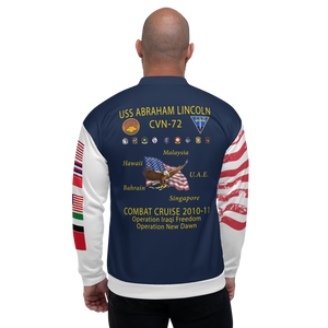USS Abraham Lincoln (CVN-72) 2010-11 FP Cruise Jacket - All American