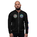 USS Coral Sea (CVA-43) 1969-70 FP Cruise Jacket - Black – front view, white