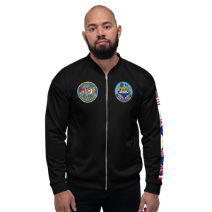 USS Coral Sea (CVA-43) 1969-70 FP Cruise Jacket - Black – front view, white