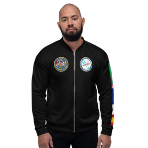 USS Enterprise (CVAN-65) 1964 FP Cruise Jacket - Black – front view, white