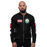 USS George H.W. Bush (CVN-77) 2017 FP Cruise Jacket - Black – front view, white