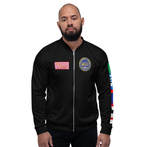 USS Harry S. Truman (CVN-75) 2002-03 FP Cruise Jacket - Black – front view, white