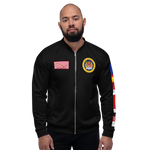 USS America (CV-66) 1989 FP Cruise Jacket - Black – front view, white