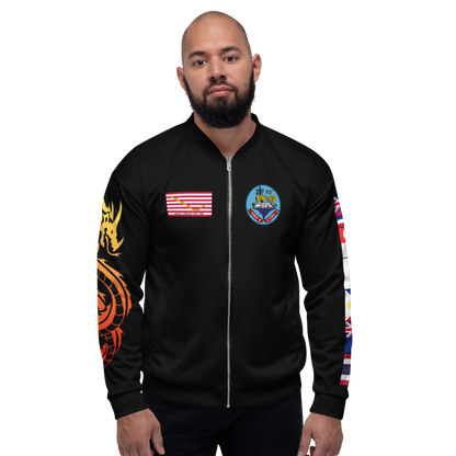 USS Coral Sea (CV-43) 1981-82 FP Cruise Jacket - WestPac – front view, white