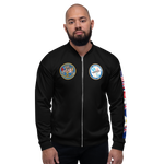 USS Enterprise (CVN-65) 1978 FP Cruise Jacket - Black – front view, white