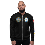 USS Enterprise (CVN-65) 1982-83 FP Cruise Jacket - Black – front view, white