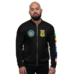 USS Forrestal (CVA-59) 1965-66 FP Cruise Jacket - Black – front view, white