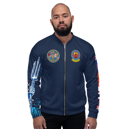 USS Independence (CV-62) 1997 FP Cruise Jacket - Shellback – front view, white