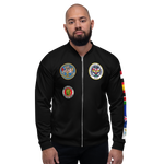 USS John F. Kennedy (CV-67) 1982 FP Cruise Jacket - Black – front view, white
