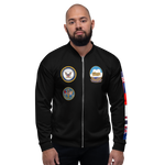 USS Kitty Hawk (CV-63) 1999 FP Cruise Jacket - Black – front view, white