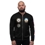 USS Kitty Hawk (CV-63) 1981 FP Cruise Jacket – front view, white