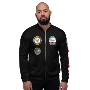 USS Kitty Hawk (CV-63) 1981 FP Cruise Jacket – front view, white