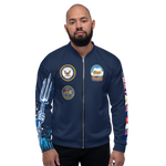 USS Kitty Hawk (CV-63) 1981 Cruise Jacket - Shellback – front view, white
