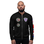 USS Midway (CV-41) 1990-91 FP Cruise Jacket - Black – front view, white