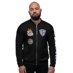 USS Midway (CV-41) 1987-88 FP Cruise Jacket - Black – front view, white