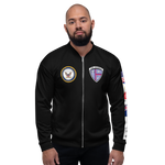 USS Midway (CV-41) 1975-76 FP Cruise Jacket - Black – front view, white