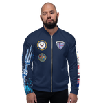 USS Midway (CV-41) 1984-85 FP Cruise Jacket - Shellback – front view, white
