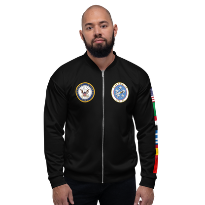 USS Nimitz (CVN-68) 1979-80 FP Cruise Jacket - Black