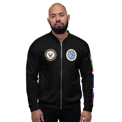 USS Nimitz (CVN-68) 1985 FP Cruise Jacket - Black