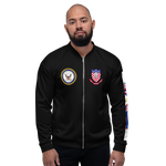 USS Ranger (CVA-61) 1960 FP Cruise Jacket - Black – front view, white