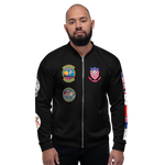 USS Ranger (CV-61) 1992-93 FP Cruise Jacket - Black – front view, white