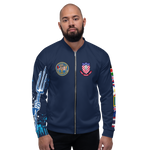 USS Ranger (CV-61) 1980-81 FP Cruise Jacket - Shellback – front view, white