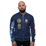 USS Ranger (CV-61) 1992-93 FP Cruise Jacket - Shellback – front view, white