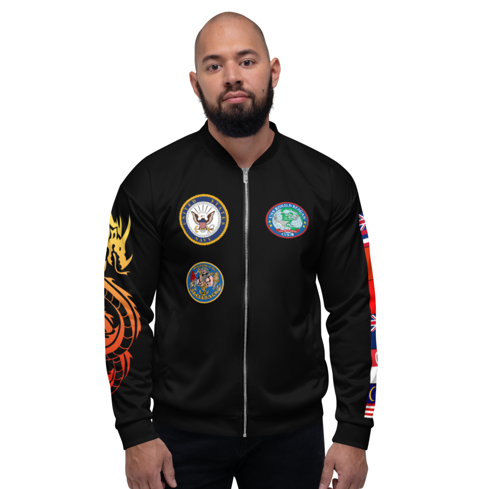 USS Ronald Reagan (CVN-76) 2006 FP Cruise Jacket - WestPac – front view, white