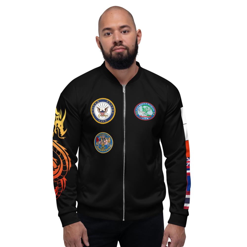 USS Ronald Reagan (CVN-76) 2011 FP Cruise Jacket - WestPac – front view, white