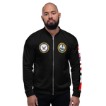USS Theodore Roosevelt (CVN-71) 2015 FP Cruise Jacket - Black – front view, white