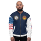 USS Abraham Lincoln (CVN-72) 1991 FP Cruise Jacket - All American – front view, white